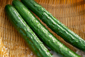 新鮮なキュウリ