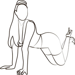 Continuous lines. Sexy ass. Soft butt. Turn around and donkey. Elastic hips. Tall girl. Long legs. Girl on heels. Sporty figure. Fitness model.
