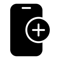 Fototapeta premium device glyph icon