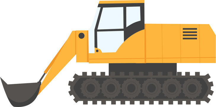 Construction vehicles Illustration, construction truck clipart 
