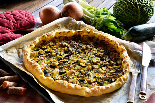Torta salata di verdure