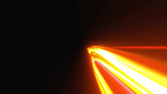Lichtschweif, Lighttrails, Glasfaser FTTH Highspeed Internet DSL VPN-Tunnel, Daten Sicherheit, Security, Multimedia, gelb, orange, schwarz, schnell, turbo, 4k, UHD