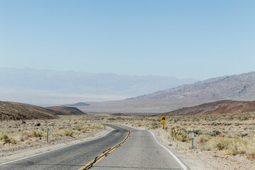 Death valley road, USA.