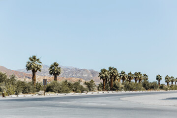 The desert route, usa