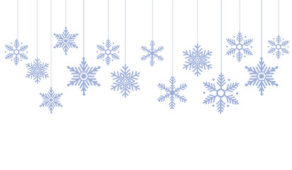 snowflake christmas vector eps 10 - obrazy, fototapety, plakaty