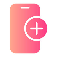 Obraz premium device gradient icon