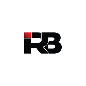IRB letter monogram logo design vector
