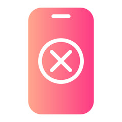 Fototapeta premium access denied gradient icon