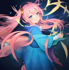 Anime girl Generative AI