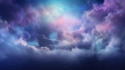Naklejka na ściany i meble blue sky with clouds HD 8K wallpaper Stock Photography Photo Image