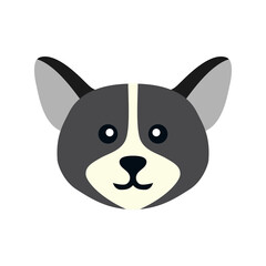 cute dog pet shop animal logo vector illustration template design