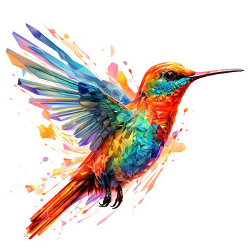 Beautiful Colorful Hummingbird Bird