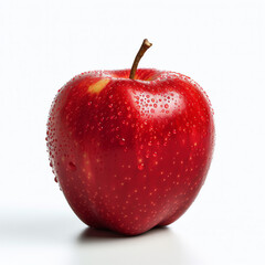 Apple on the white background