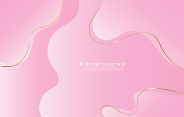Abstract pink color wallpaper.pastel color.fluid texture.vector pink background.