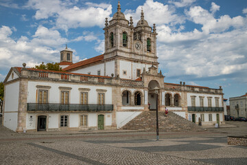 Fototapeta na wymiar Nazare is a city on the Atlantic Ocean in Portugal