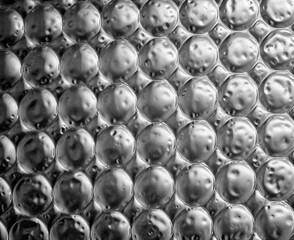 Texture background packaging material. Bubble wrap texture.