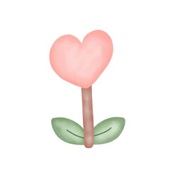heart shaped lollipop flower 