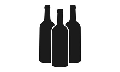 wine bottle logo