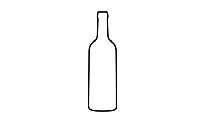 wine bottle logo