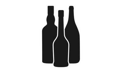 wine bottle logo