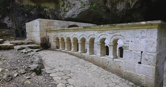 Together with a chapel in the cave of heaven and hell - Mersin, Turkey