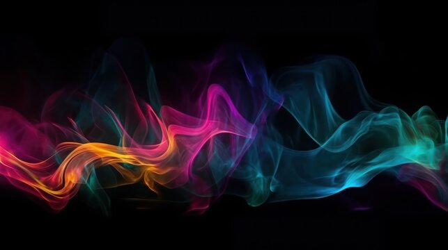 abstract colorful smoke background HD 8K wallpaper Stock Photography Photo Image