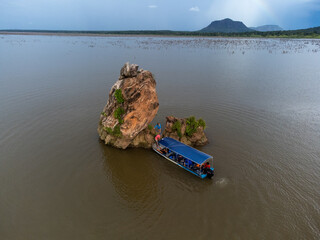boat on the river