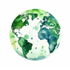 Earth image of environmental protection concept.
