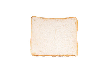 Slice of white bread.