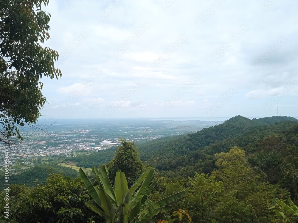 Wall mural mountain in thailand