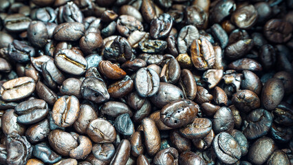 Coffee beans background