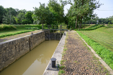 Écluse Double de Graziac dans le Gers