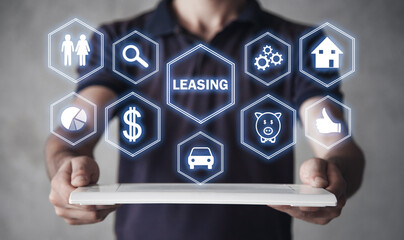 Concept of Leasing. Business