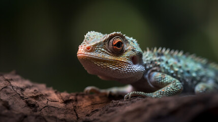 Fototapeta premium pequeno lagarto dragão 