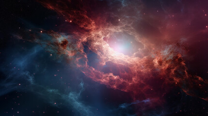 Obraz premium universo espaço estrelas poeira cósmica 