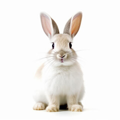 rabbit isolated on white