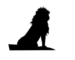 vector illustration of lion