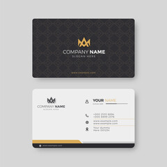 Professional Elegant Modern Business Card Design Template	