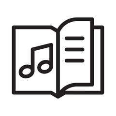 Fototapeta premium chapter line icon illustration vector graphic
