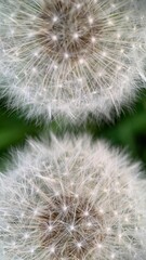 dandelion seed head macro