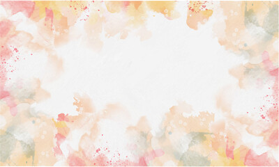 Watercolor stains on abstract background