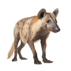 hyena isolated on transparent background cutout 