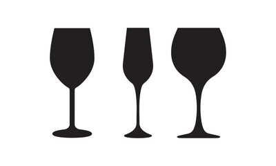 wine glass logo