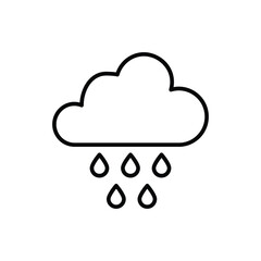 Weather icon vector stock illustration.