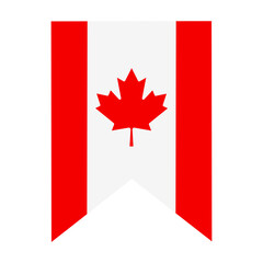 Fototapeta na wymiar Flag of Canada illustration