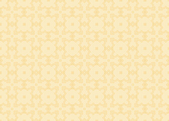 Seamless pattern with golden squares, retro style pattern template. and seamless. gold background