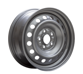 Car Steel wheel rim isolated transparent background