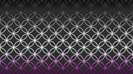 Happy Pride Month Asexual Pride Flag Circle Background