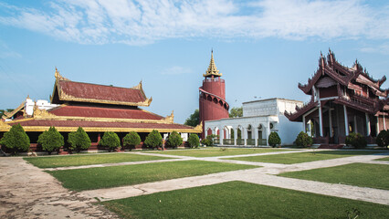 Mandalay Palace located in Myanmar, is the last royal palace of the last Burmese monarchy.