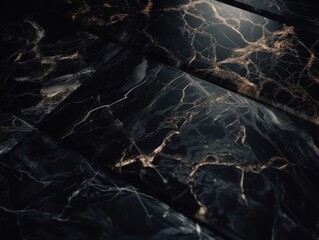 Marble stone texture background with elements of semi-precious stones and gold created with Generative AI technology. - obrazy, fototapety, plakaty